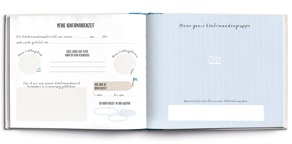Weitere Ansicht: Meine Konfirmation in einem Buch | Annika Mengel