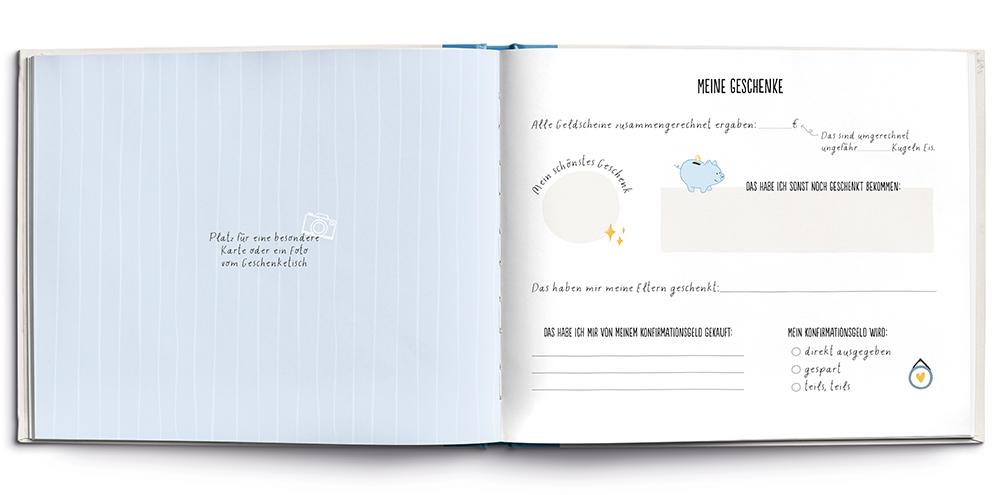 Weitere Ansicht: Meine Konfirmation in einem Buch | Annika Mengel