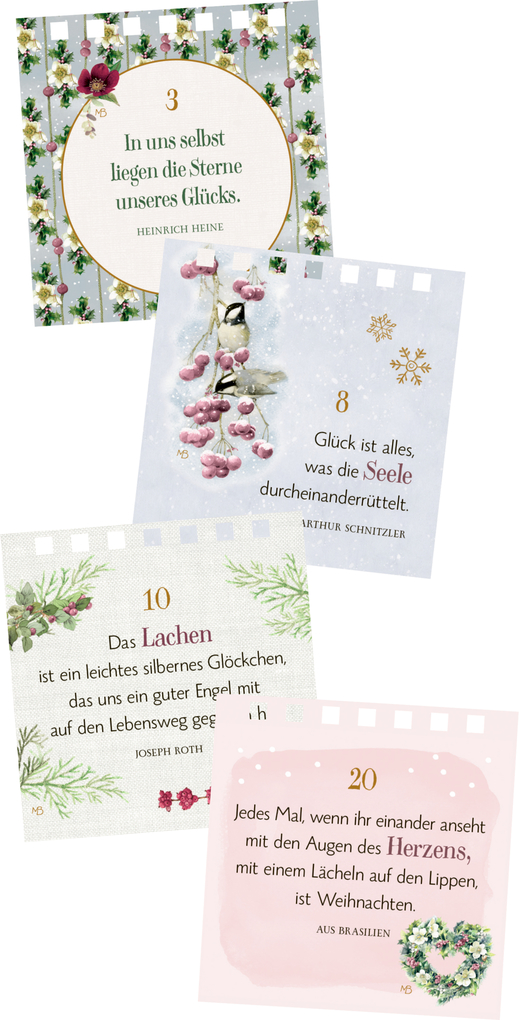 Weitere Ansicht: Mini-Tisch-Adventskalender - Zeit für Glück