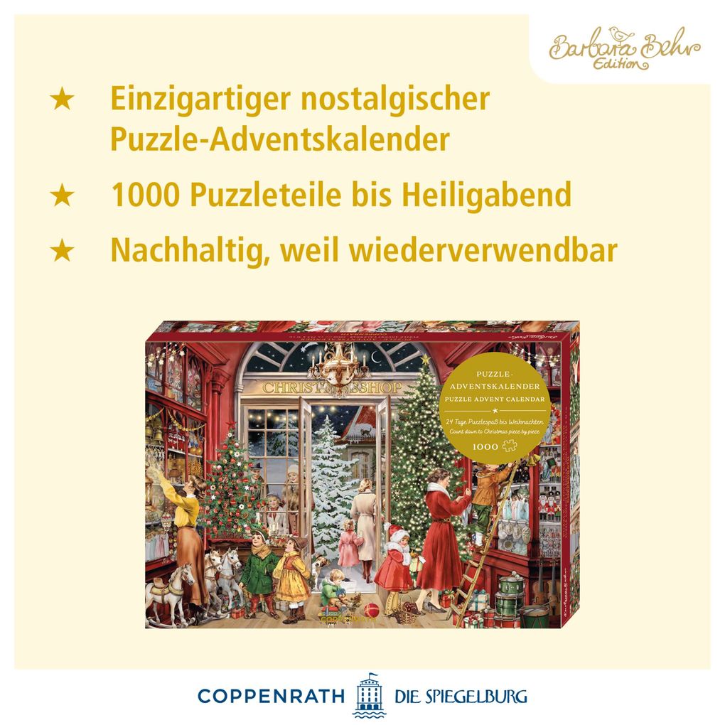 Weitere Ansicht: Puzzle-Adventskalender - Nostalgischer Weihnachtsladen