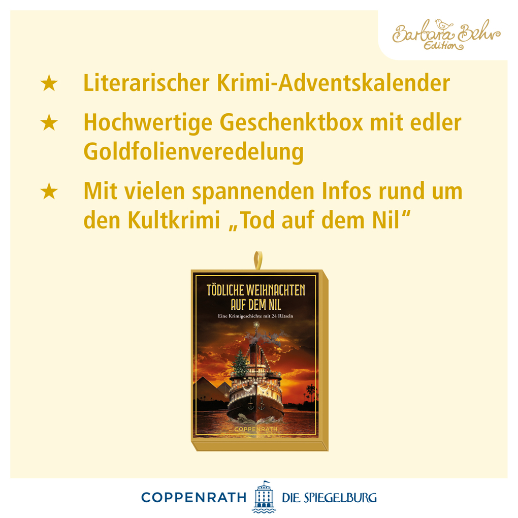 Weitere Ansicht: Schachtelspiel - Tödliche Weihnachten auf dem Nil | Susan Niessen