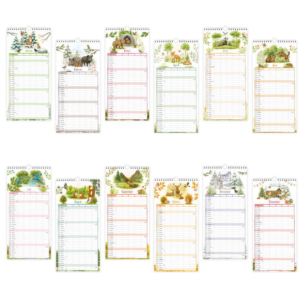 Weitere Ansicht: TRÖTSCH - Familienkalender Waldfreunde 2027