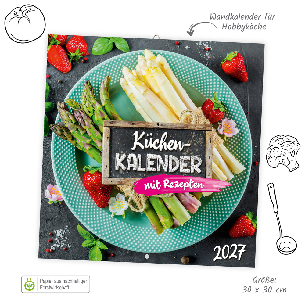 Weitere Ansicht: TRÖTSCH - Broschürenkalender Küchenkalender 2027