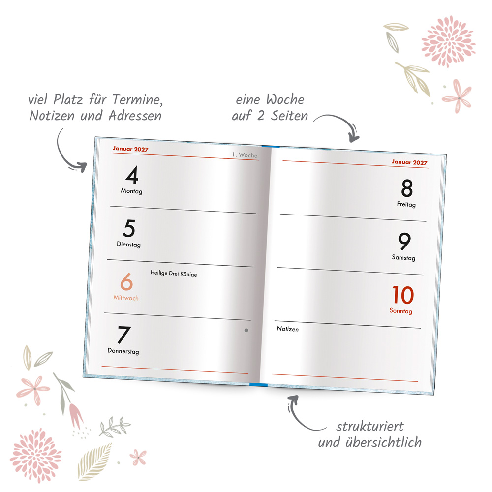 Weitere Ansicht: TRÖTSCH - Taschenkalender A7 Katze 2027