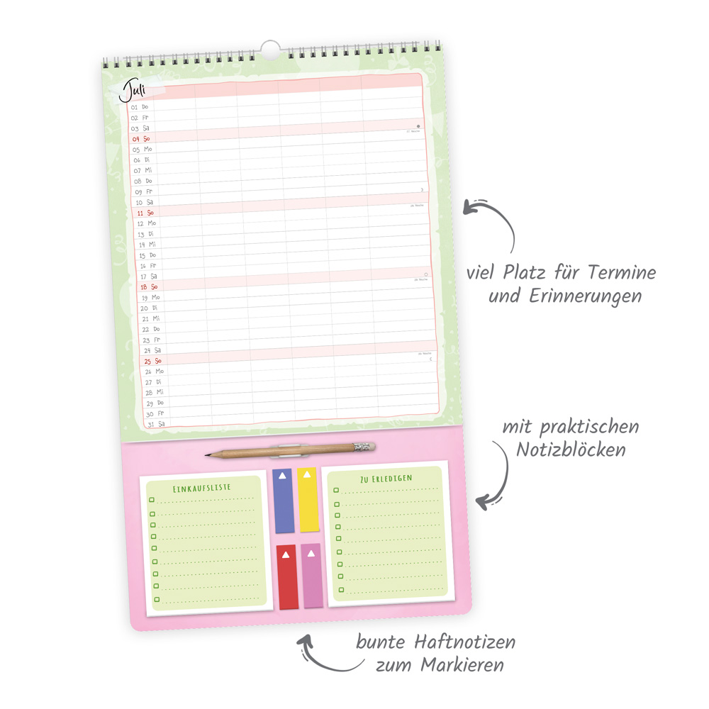 Weitere Ansicht: TRÖTSCH - Familienkalender Der große Familienplaner 2027