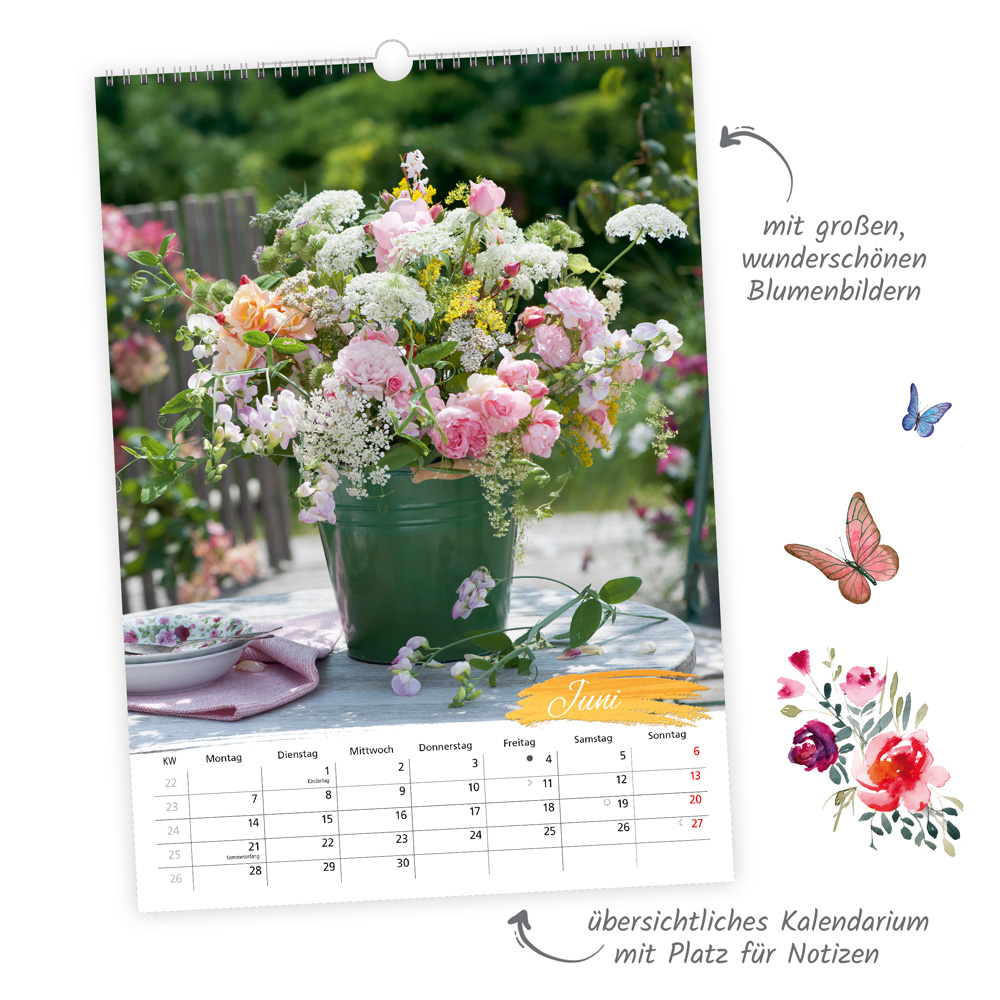 Weitere Ansicht: TRÖTSCH - Großbildkalender Blumen-Arrangements 2027