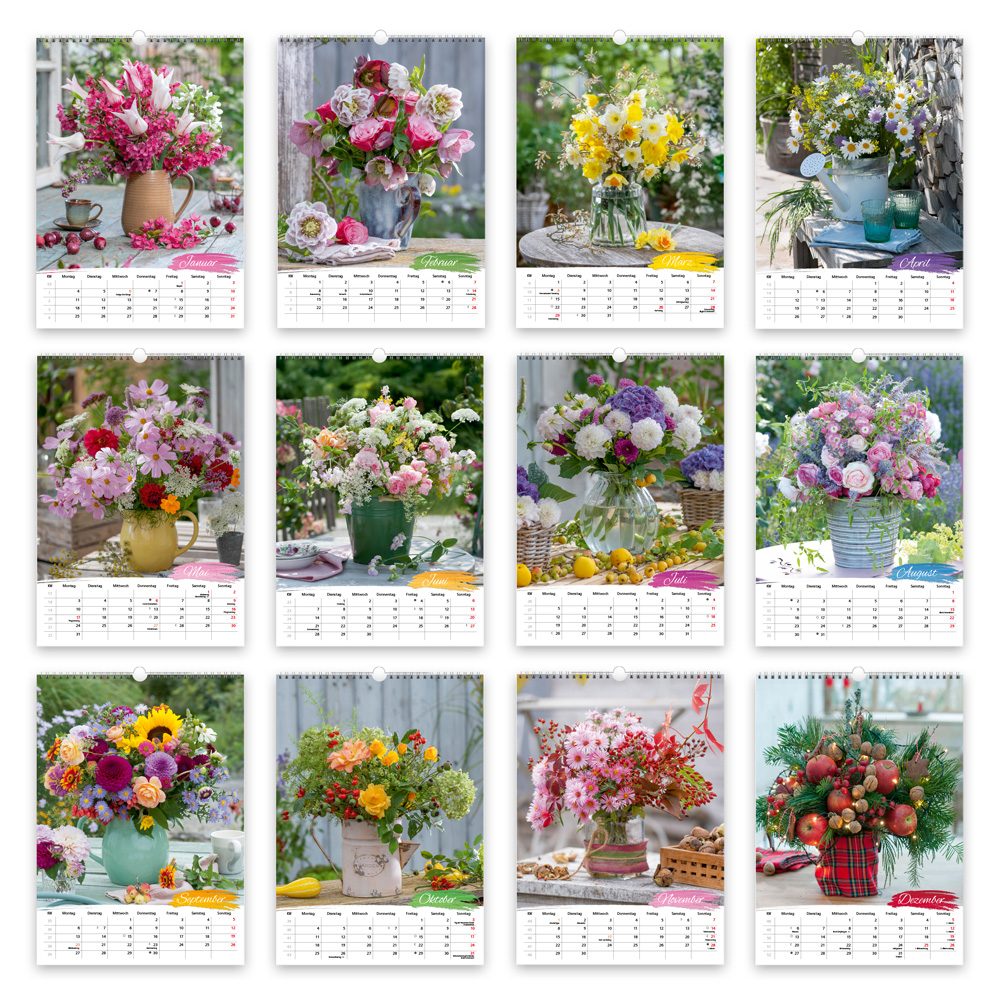 Weitere Ansicht: TRÖTSCH - Großbildkalender Blumen-Arrangements 2027