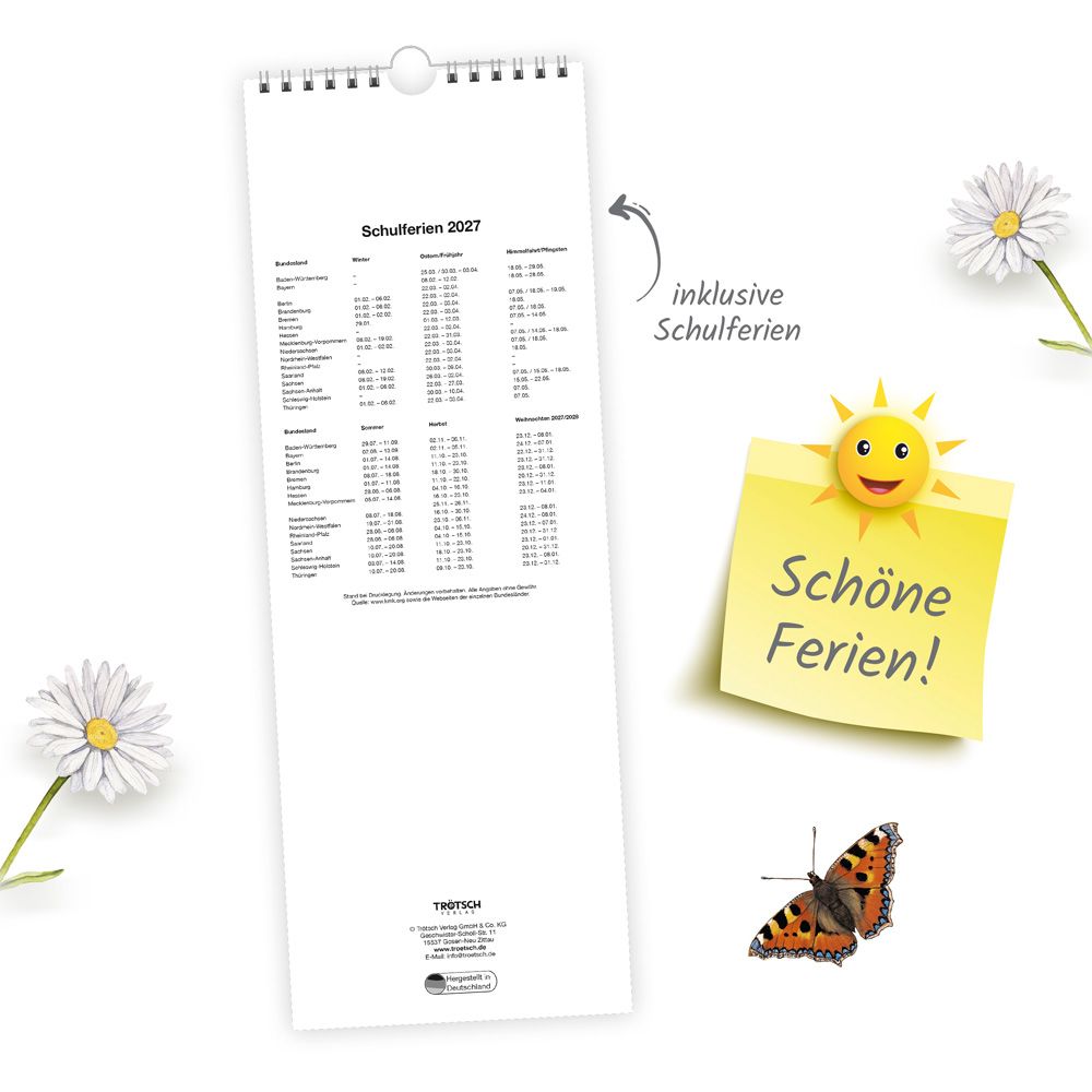 Weitere Ansicht: TRÖTSCH - Maxi-Streifenkalender Omas Kalender 2027