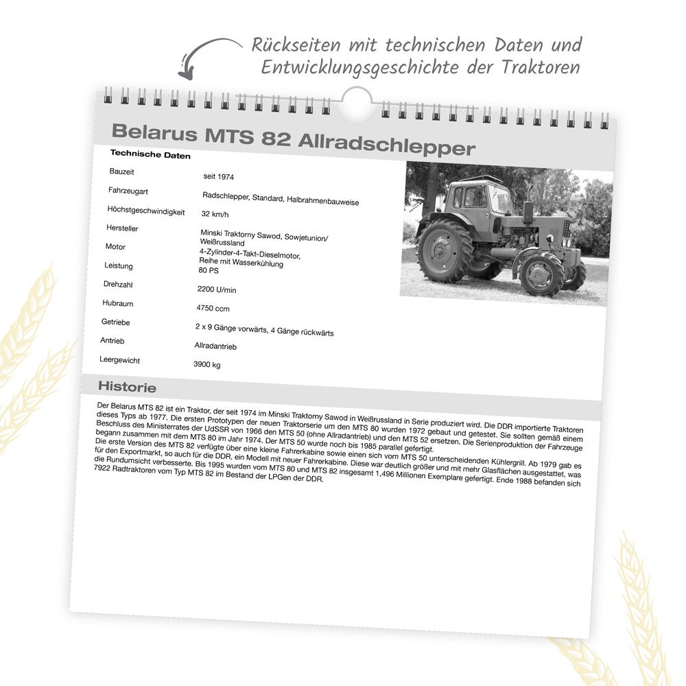 Weitere Ansicht: TRÖTSCH - Technikkalender DDR-Traktoren 2027