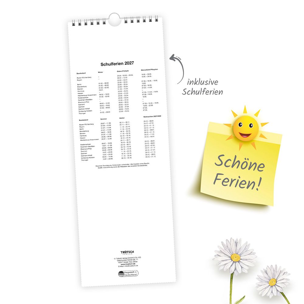 Weitere Ansicht: TRÖTSCH - Maxi-Streifenkalender Landliebe 2027