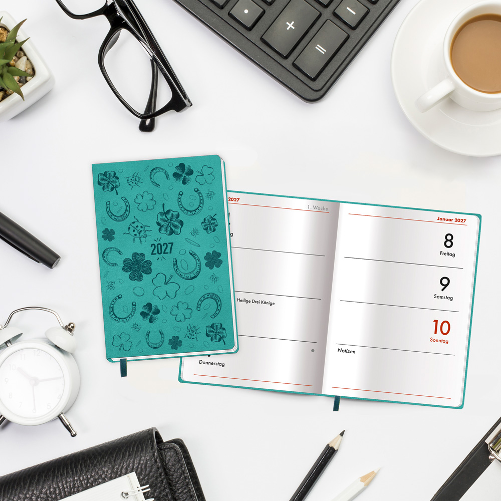 Weitere Ansicht: TRÖTSCH - Taschenkalender A7 Soft Touch Glück 2027