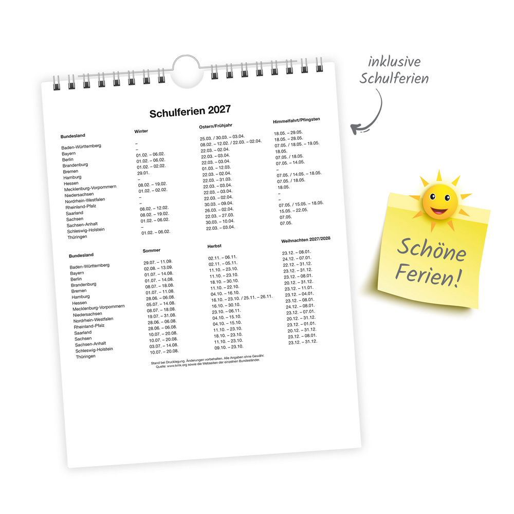 Weitere Ansicht: TRÖTSCH - Notizkalender zum Hängen Hunde 2027