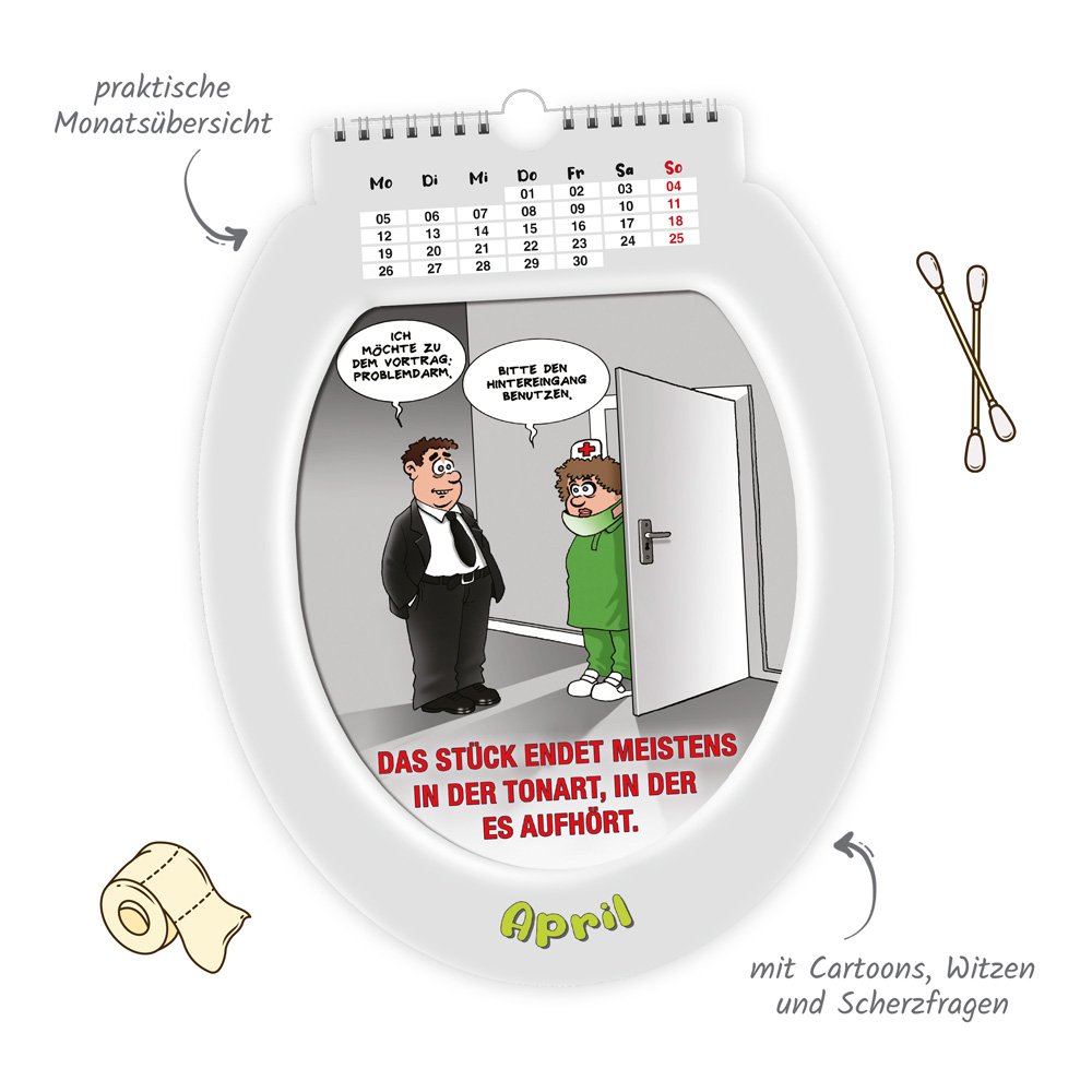 Weitere Ansicht: TRÖTSCH - Formkalender Klokalender 2027 unterhaltsames für lange Sitzungen