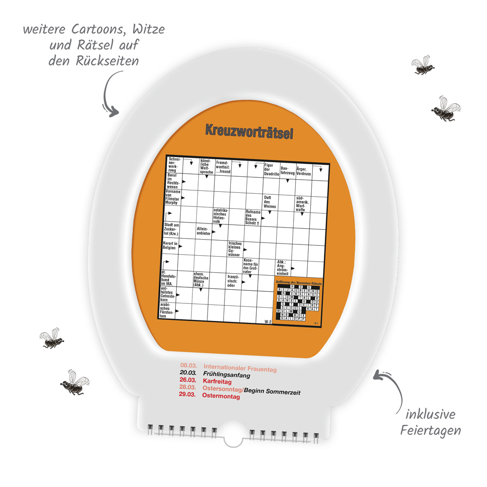 Weitere Ansicht: TRÖTSCH - Formkalender Klokalender 2027 unterhaltsames für lange Sitzungen