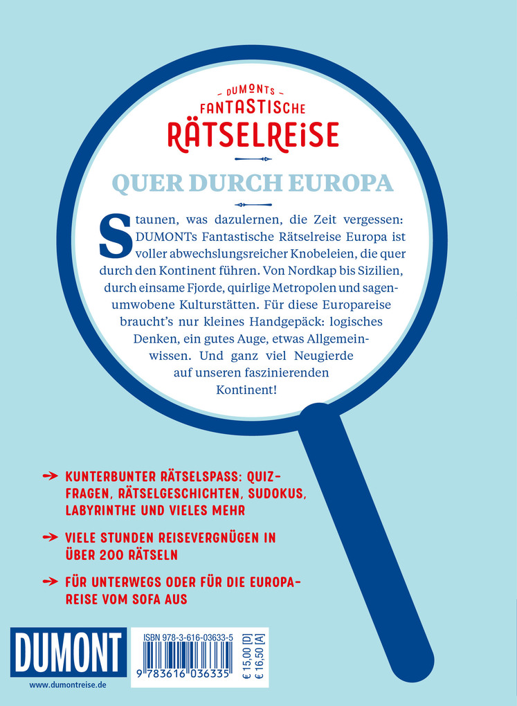 Weitere Ansicht: DUMONTs Fantastische Rätselreise Quer durch Europa | Stefan Heine