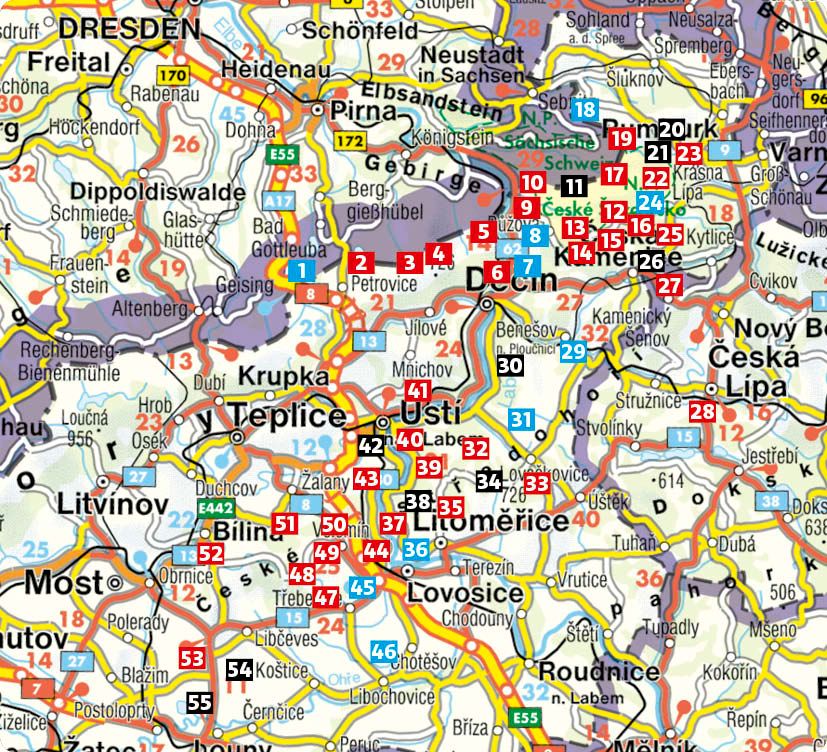Weitere Ansicht: ROTHER Wanderführer Böhmische Schweiz. 55 Touren im tschechischen Teil des Elbsandsteingebirges - mit Böhmischem Mittelgebirge | Kaj Kinzel