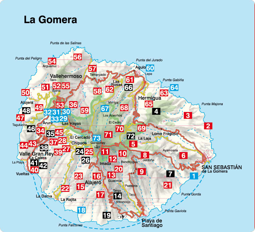 Weitere Ansicht: ROTHER Wanderführer La Gomera. 73 Touren auf der wildesten Insel der Kanaren - die schönsten Küsten- und Bergwanderungen | Klaus Wolfsperger, Annette Wolfsperger