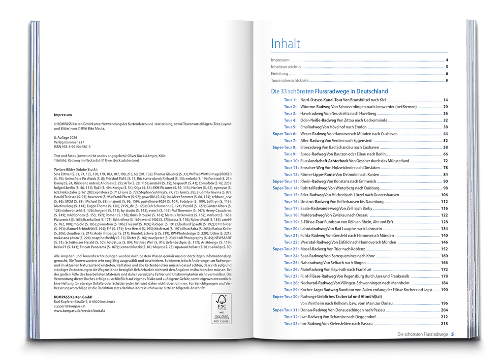 Weitere Ansicht: BVA Die 33 schönsten Flussradwege in Deutschland