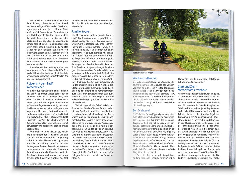 Weitere Ansicht: BVA Die 33 schönsten Flussradwege in Deutschland