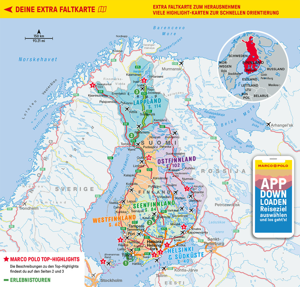 Weitere Ansicht: MARCO POLO Reiseführer Finnland | Joseann Freyer-Lindner, Tarja Prüss