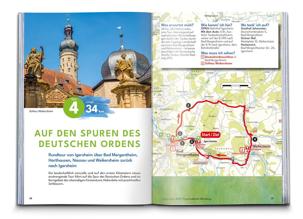 Weitere Ansicht: BVA Die 25 schönsten E-Bike Touren in Franken