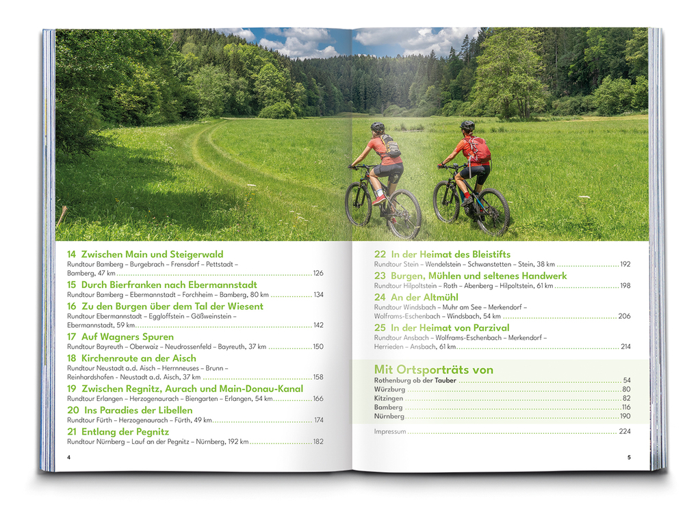 Weitere Ansicht: BVA Die 25 schönsten E-Bike Touren in Franken