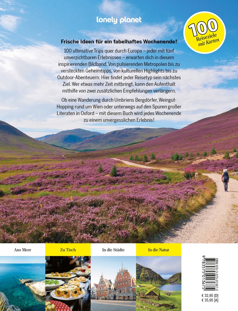 Weitere Ansicht: LONELY PLANET Bildband 100 Weekends in Europa