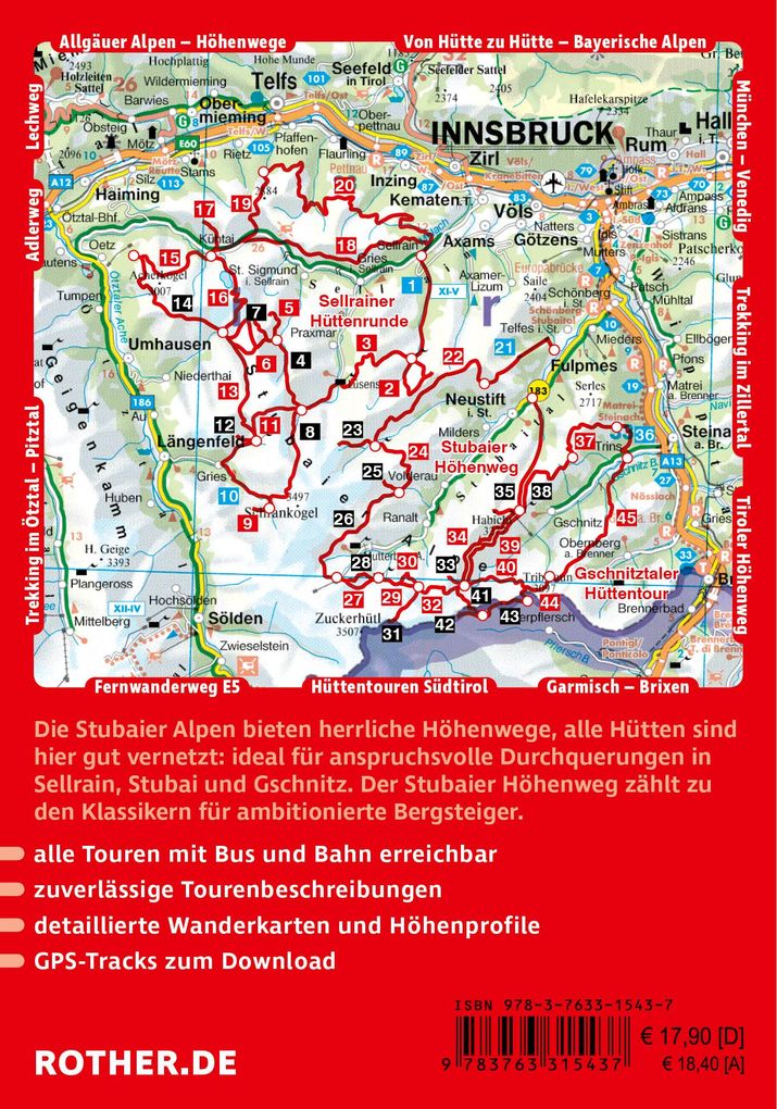 Weitere Ansicht: ROTHER Wanderführer Stubaier Höhenweg, Sellrainer Hüttenrunde, Gschnitztaler Hüttentour. 3 alpine Mehrtagestouren | Mark Zahel
