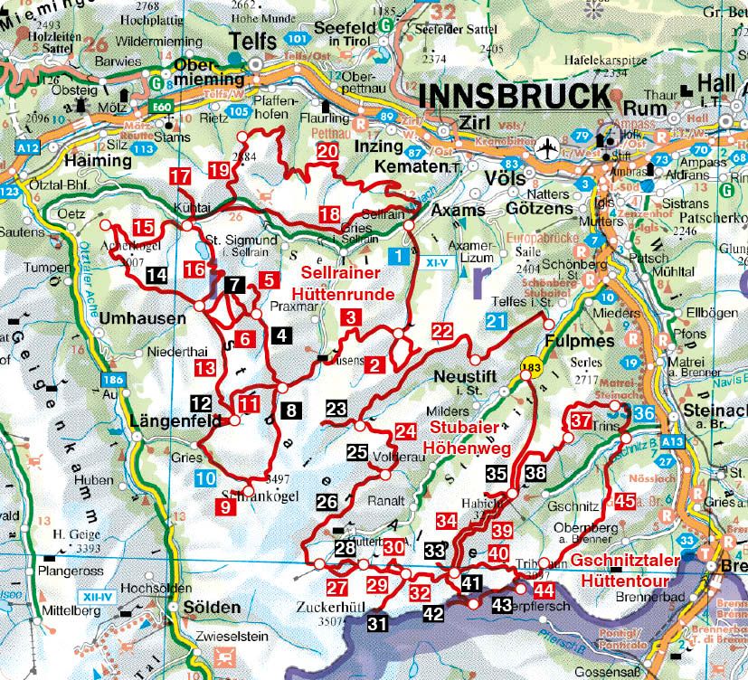 Weitere Ansicht: ROTHER Wanderführer Stubaier Höhenweg, Sellrainer Hüttenrunde, Gschnitztaler Hüttentour. 3 alpine Mehrtagestouren | Mark Zahel