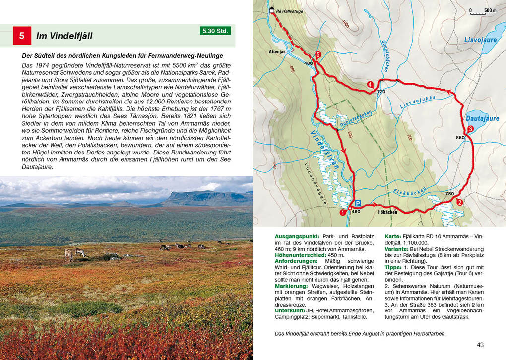 Weitere Ansicht: ROTHER Wanderführer Lappland. 60 Tages- und Mehrtagestouren in Schwedisch-, Norwegisch- und Finnisch-Lappland | Peter Mertz