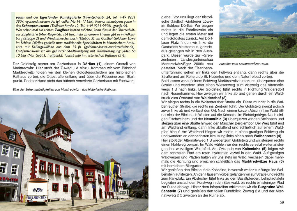 Weitere Ansicht: ROTHER Wanderführer Goldsteig. Alle Etappen der Nord- und der Südroute von Marktredwitz nach Passau | Eva Krötz