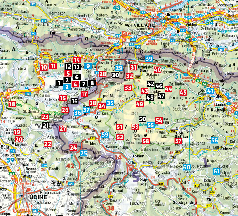 Weitere Ansicht: ROTHER Wanderführer Julische Alpen. 61 Touren zwischen Tarvisio, Bled und Tolmin - mit Nationalpark Triglav und Soatal | Helmut Lang