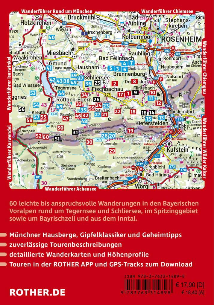 Weitere Ansicht: ROTHER Wanderführer Tegernsee, Schliersee, Spitzingsee. 60 Touren in den Bayerischen Voralpen zwischen Isar und Inn | Heinrich Bauregger