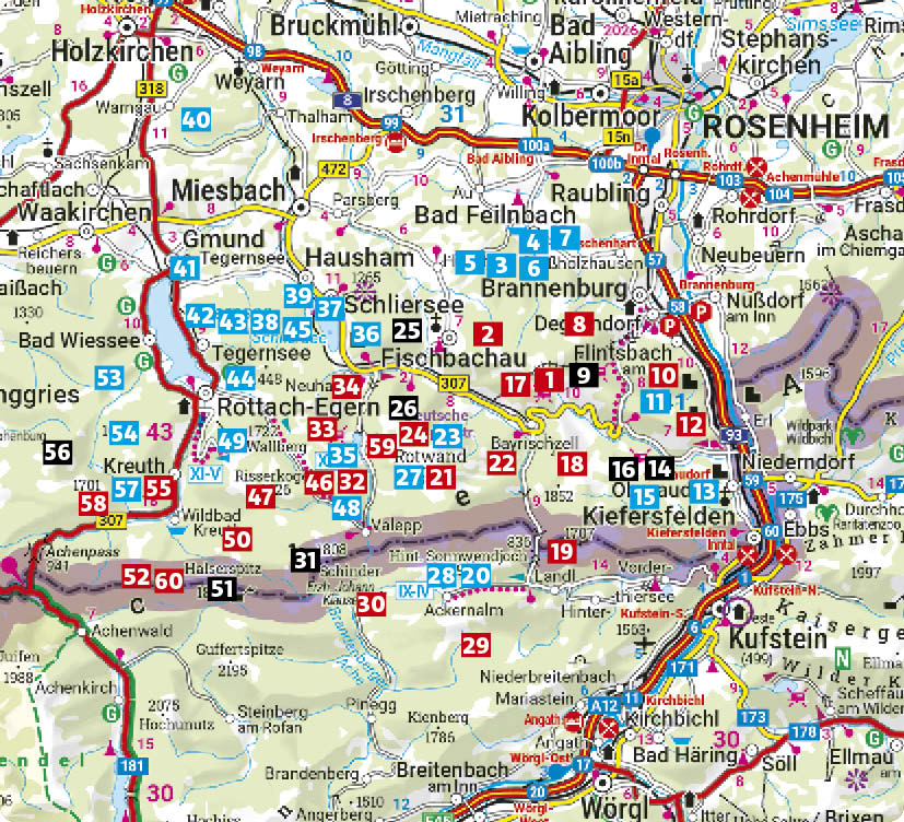 Weitere Ansicht: ROTHER Wanderführer Tegernsee, Schliersee, Spitzingsee. 60 Touren in den Bayerischen Voralpen zwischen Isar und Inn | Heinrich Bauregger
