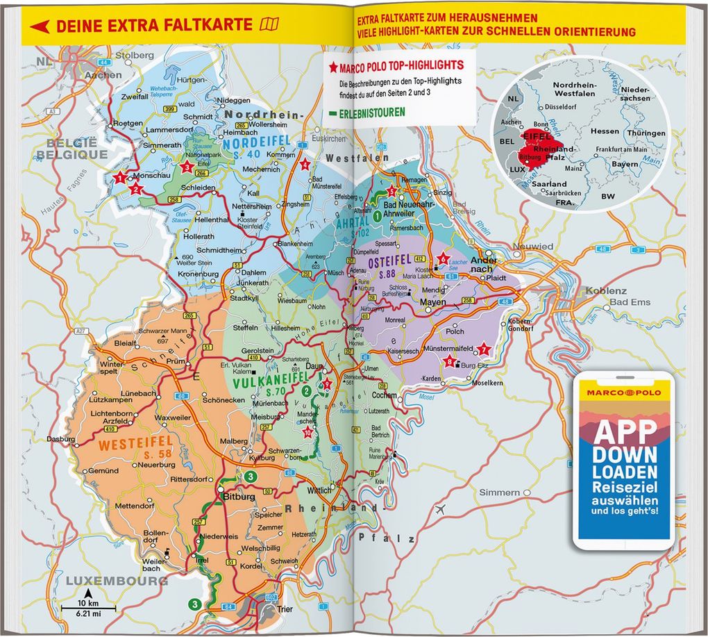 Weitere Ansicht: MARCO POLO Reiseführer Eifel | Susanne Jaspers, Wolfgang Bartels