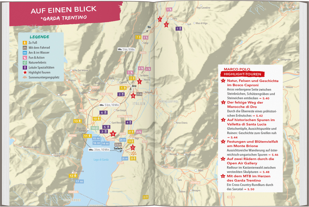 Weitere Ansicht: MARCO POLO OUTDOOR GUIDE Reiseführer Gardasee | Angela Trawoeger