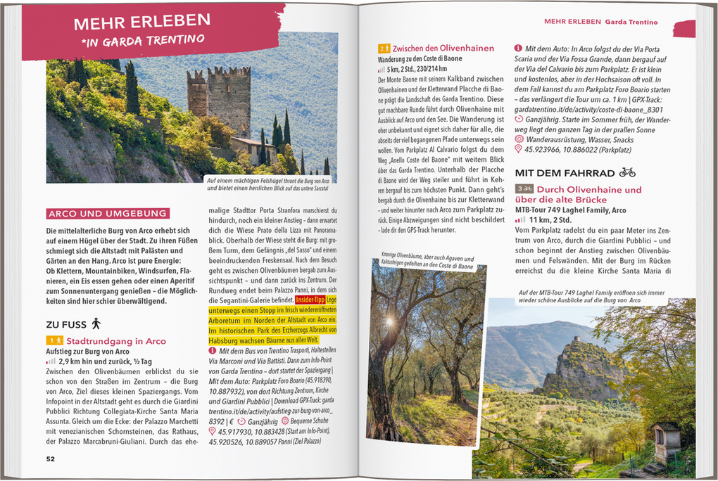 Weitere Ansicht: MARCO POLO OUTDOOR GUIDE Reiseführer Gardasee | Angela Trawoeger