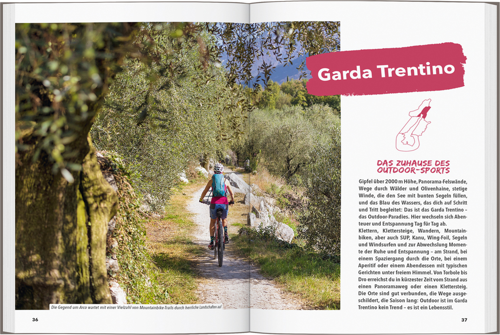 Weitere Ansicht: MARCO POLO OUTDOOR GUIDE Reiseführer Gardasee | Angela Trawoeger