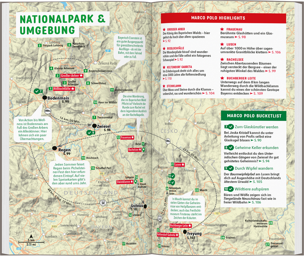 Weitere Ansicht: MARCO POLO Reiseführer Bayerischer Wald | Sandra Kathe, Christine Pierach
