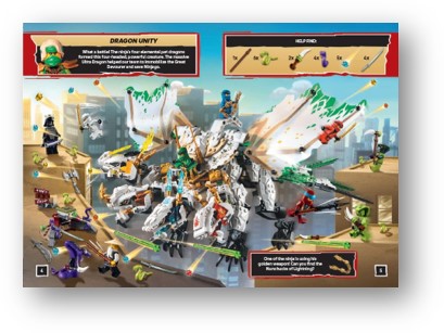 Weitere Ansicht: LEGO® NINJAGO® - Epische Duelle - Mein Wimmel-Stickerspaß