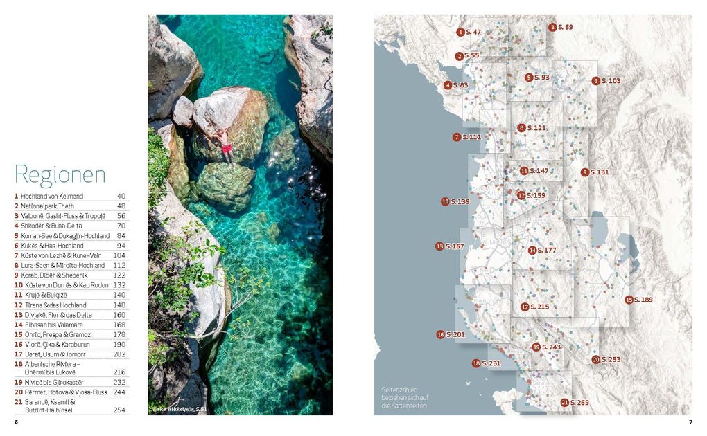 Weitere Ansicht: Wild Guide Albanien | Temaj Granit