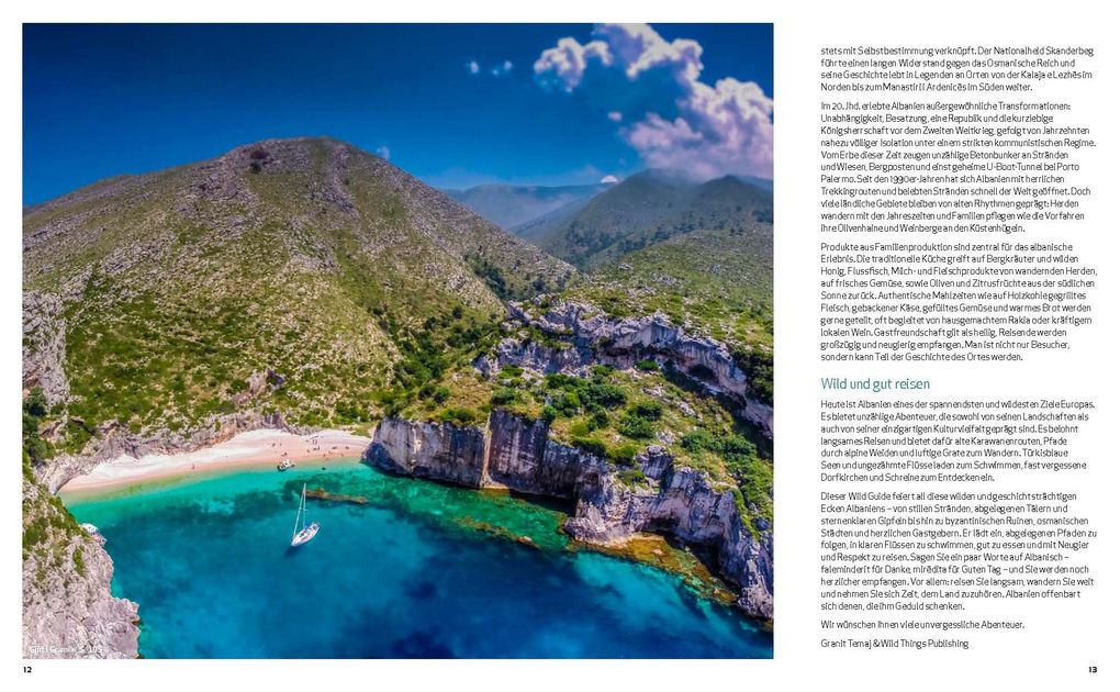 Weitere Ansicht: Wild Guide Albanien | Temaj Granit