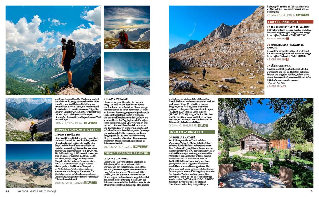 Weitere Ansicht: Wild Guide Albanien | Temaj Granit