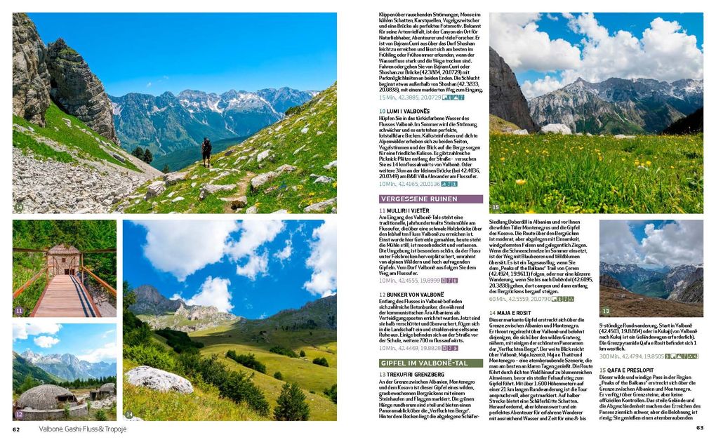 Weitere Ansicht: Wild Guide Albanien | Temaj Granit