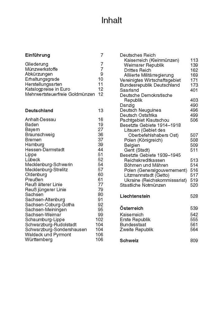 Weitere Ansicht: Kleiner deutscher Münzkatalog | Günter Schön