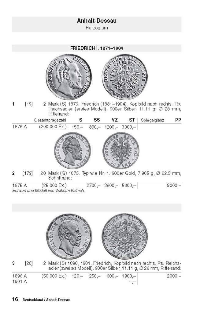 Weitere Ansicht: Kleiner deutscher Münzkatalog | Günter Schön