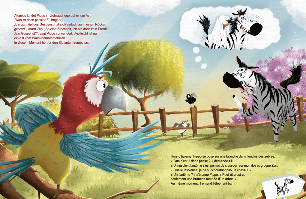 Weitere Ansicht: Spuk im Zoo (Deutsch-Französisch) | Katharina E. Volk