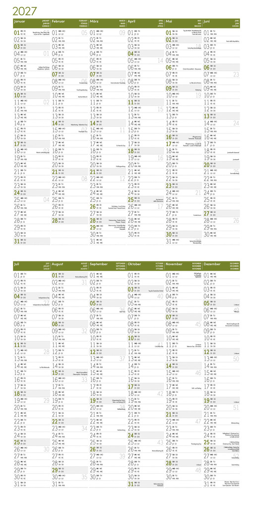 Weitere Ansicht: Traumpfade Kalender 2027 - 30x30 - Art12 | Ackermann Kunstverlag GmbH