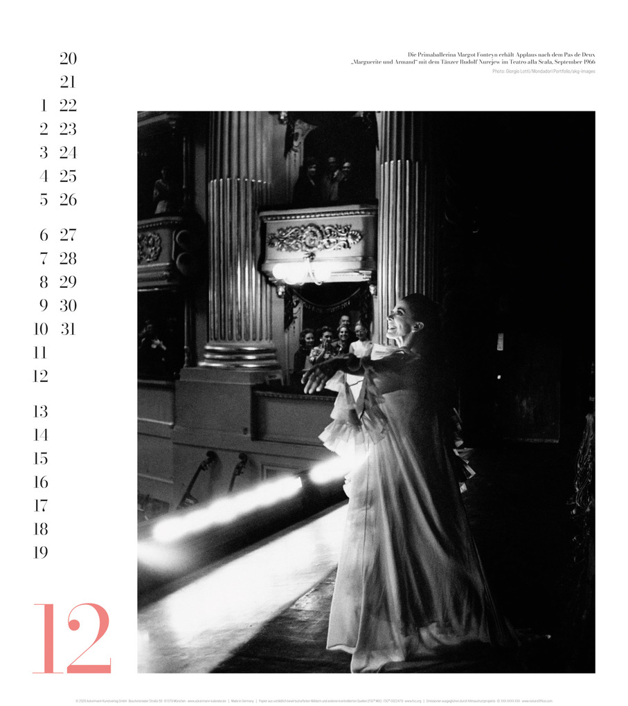 Weitere Ansicht: Ballett Kalender 2027 | Ackermann Kunstverlag GmbH