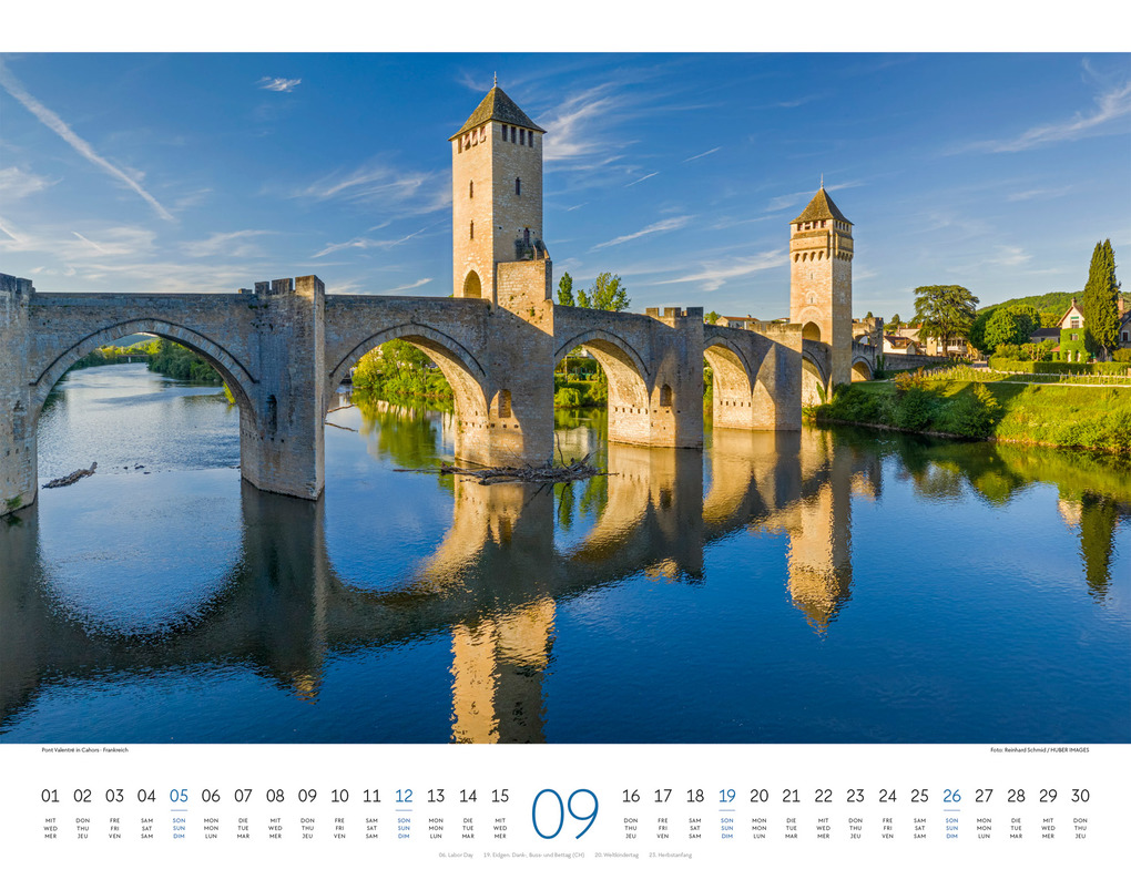 Weitere Ansicht: Brücken Kalender 2027 | Ackermann Kunstverlag GmbH
